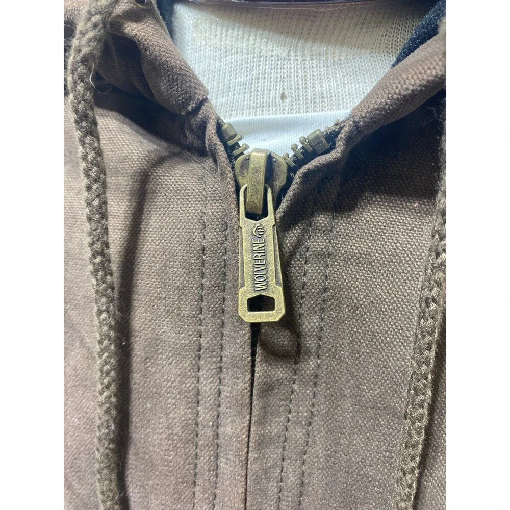 Wolverine Men's Canvas Duck Houston Brown Jacket Size Large